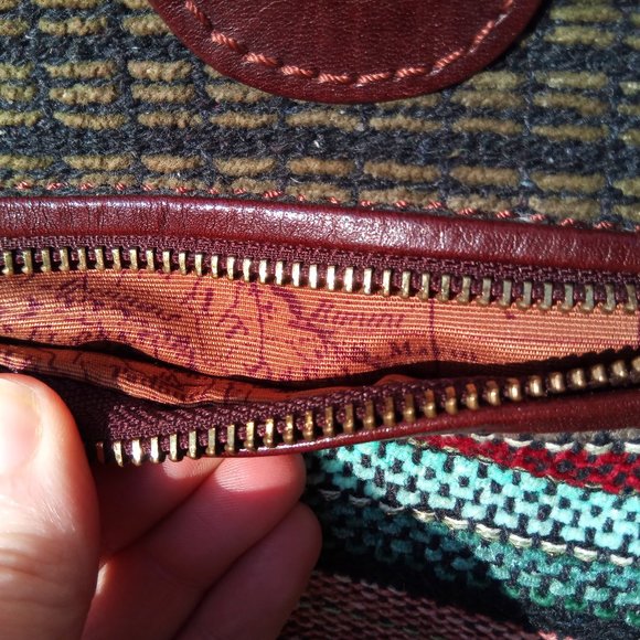 Patricia Nash Multicolor Woven Satchel - Picture 4 of 15